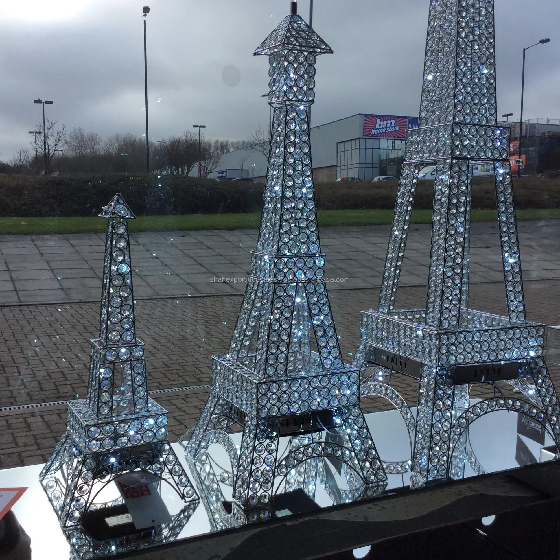 Grânulos De Cristal Torre Eiffel Para Casamento Festa De Aniversário Dança Banquete Evento Decoração Do Partido Centerpieces