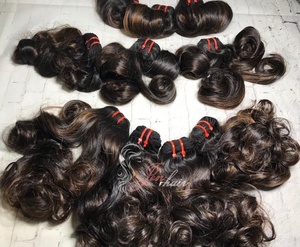 Directo de fábrica al por mayor Magic Funmi pelo ondulado color claro alto 100% pelo crudo vietnamita - Product Image 3