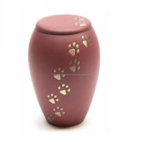 High Quality Brass Cremation Standing <b>Dog</b> Pet Urns With Black Powder Coating Finished Metal Funeral Urns For Human <b>Ashes</b> - Product Image 4