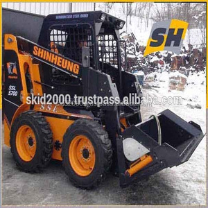 Nuovo Korea Mini Skid Steer Loader con 75KW motore ad alta efficienza operazione conveniente & forte costruire - Product Image 2