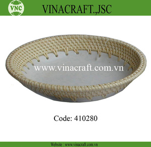 Natural Rattan <b>Basket</b> with Big Handles <b>Wicker</b> Rattan <b>Baskets</b> for Bread International Quality Handmade <b>Basket</b> - Product Image 3