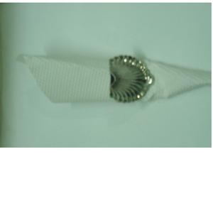 Design attrayant plus haute qualité métal argent Antique rond de serviette - Product Image 1