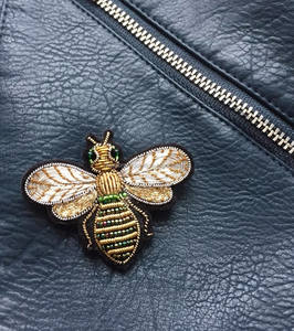 Insignias de Pin de parches de Metal rectangulares bordados de alambre de lingote multicolor personalizado OEM/insignias de Tela de decoración de bolsa de uniforme - Product Image 3