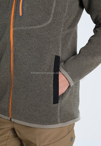 Veste polaire pour hommes, blouson noir - Product Image 2