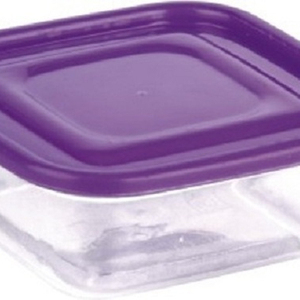 Contenant carré de stockage Food Delight pour une organisation efficace et des boîtes et bacs de rangement faciles à servir - Product Image 1