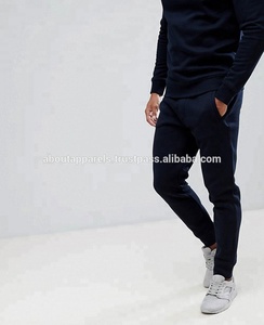 Vente en gros en vrac joggings coupe ajustée personnalisés en coton avec poche zippée pantalons de survêtement pour hommes pantalons de survêtement de gym en coton respirant - Product Image 4