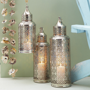 Lanterne en métal en forme de coeur avec bougie pour décorations de mariage au bureau à domicile - Product Image 4