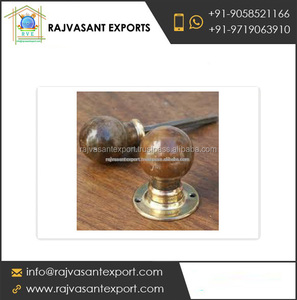 Vintage placard commode tiroir tire poignées sac Antique OEM clé Style bouton meubles poignée en bois et boutons en bois - Product Image 5