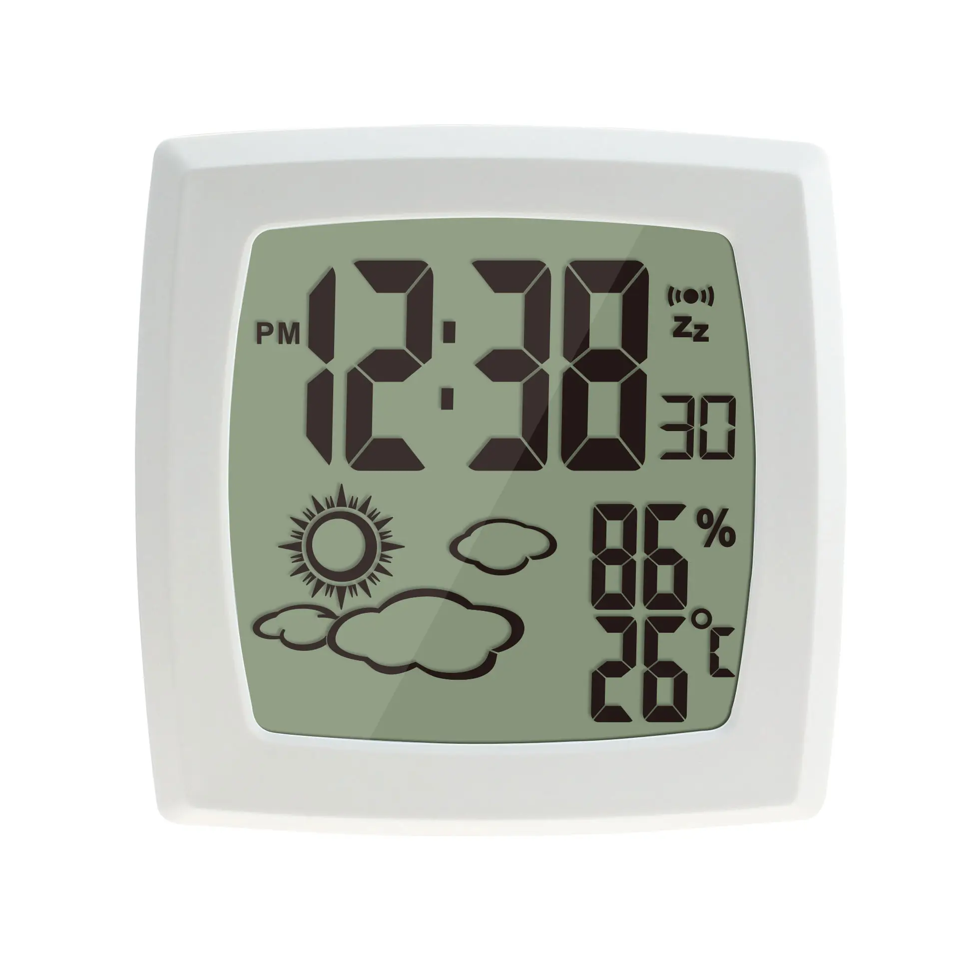 Digital Weather Station with Alarm Clock & "Air Touch" Back Light Activation