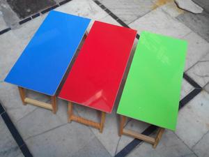 Mesa de estudio plegable hecha a mano de madera - Product Image 5