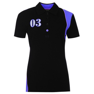 เสื้อโปโลลายทางสำหรับผู้หญิง,เสื้อโปโลไนลอน100% ออกแบบได้ตามต้องการเสื้อผ้าสำหรับใส่วิ่งออกกำลังกายเสื้อยืดกีฬาเสื้อโปโลสำหรับผู้หญิง - Product Image 1