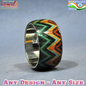 Brazalete de latón y acero inoxidable con estampado personalizado, pulsera de moda para niños para bodas, fiestas y compromisos - Product Image 2