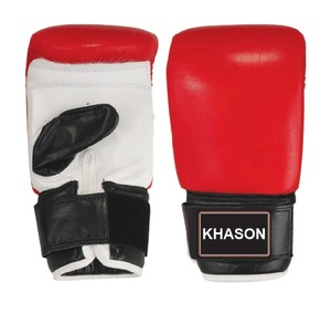 KHASON Guantes de boxeo de entrenamiento de Muay Thai de cuero de vaca con logotipo personalizado profesional para cierre 6-16 OZ Mejor ajuste en caja - Product Image 6
