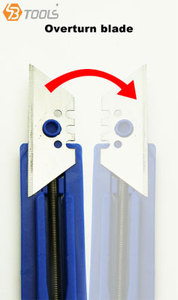 Couteau rétractable de sécurité unisexe, pour manche droit/gauche - Product Image 2