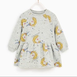 100% Organic Cotton Wholesale Baby Knitted Dress - Product Image 4