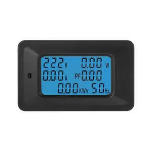 Voltmeter Digital Tegangan AC Digital, Pengukur Tegangan AC Digital Panel Monitor Daya Energi 20A / 100A 220V