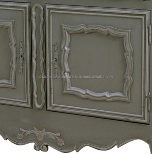 <b>Living</b> <b>Room</b> Mahogany Wooden Furniture <b>Cabinet</b> Shabby French Style - Product Image 2