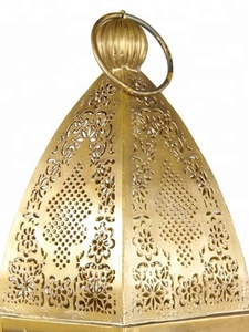 Moroccan Gold <b>Lantern</b> for Home Decoration for <b>Christmas</b> Festivities - Product Image 5