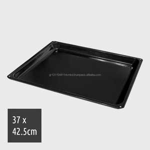 Plateau de cuisson rectangulaire en émail écologique, peu profondes (S), adapté au four, 1 pièce - Product Image 2