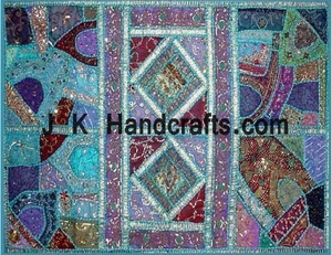 Tapisserie murale indienne décorative Vintage, style Sari, livraison gratuite - Product Image 1