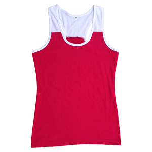 Breathable Casual Cotton Tank Top for <b>Women</b> Gym Wear <b>Singlet</b> with Jersey Fabric - Product Image 1