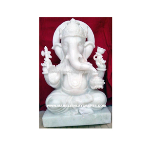 Pure Marble Ganpati Moorti - Product Image 1