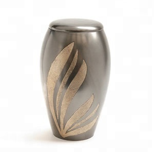 Urnes de cendres pour adultes Fournitures funéraires de crémation Artisanat indien fait à la main Cendres en métal tenant des urnes décoratives Top tendance - Product Image 3