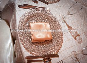 Placa de cargador con cuentas de cristal redondeado hecho a mano de alta calidad diseño de Plato decorativo - Product Image 2