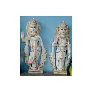 White Marble Radha kanha Idols - Product Image 1