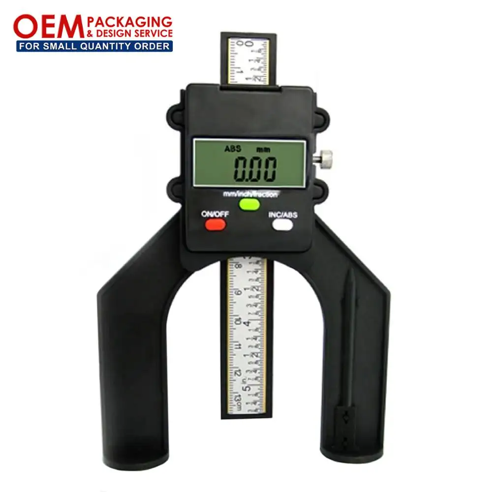 Digital Router Depth Gauge Self Standing Trend 80mm ( 3 1/8 inch) Range w/ Magnetic Feet and Flat back (OEM Packaging Available)