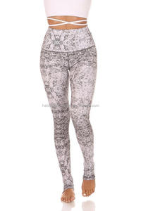 Leggings de cintura alta hasta el tobillo con estilo de moda para mujer con piernas largas - Product Image 4