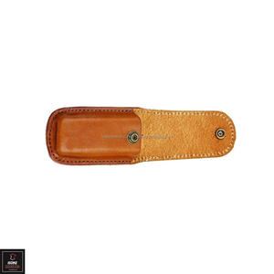 Funda para cuchillo, capa de cabeza de piel de vaca, piel de vaca para cuchillo plegable, funda para cuchillo de bolsillo de cuero Real, artesanía de cuero - Product Image 5