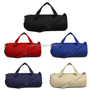 กระเป๋าใส่ของเดินทางข้ามคืนผ้าโพลีเอสเตอร์พิมพ์โลโก้แบบกำหนดเองสำหรับออกกำลังกายกลางแจ้งยิมยิมซิปกันน้ำ - Product Image 5