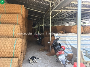 Feuilles de fibres de coco naturelles tissées écologiques/couvertures en coco, rouleaux de tapis en fibre de coco pour paver les routes - Product Image 4