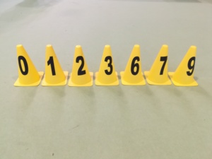 Voetbal Speed Training Agility Marker Kegels met Nummers 0-9 - Product Image 2