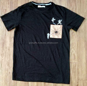 OEM/ODM Design Ladies <b>Slim</b> <b>Fit</b> <b>T</b>-<b>Shirt</b> Wholesale Undyed Tri Blend Premium Cotton Fine Quality with Hole Decoration Denim Fabric - Product Image 2