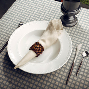 Anneaux de serviette en rotin faits à la main, écologiques, en gros, pas chers, décoration de table, en stock, utilisation en restaurant - Product Image 6