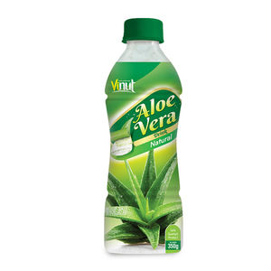 Bebida de Aloe Vera de 350ml con refresco de puré de frutas Kosher Halal de fresa - Product Image 1