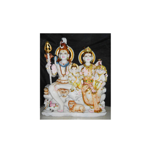 Estatua de mármol Shiv Parvati - Product Image 1