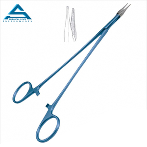 Jacobson Heavy TC-Coated Straight and Curved Jaw Agujas Base Herramienta Mango con Función de Bloqueo Instrumentos Quirúrgicos - Product Image 2