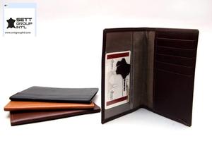 Cartera antirrobo elegante y segura para hombre con forro de algodón y cierre abierto con diseño de logotipo sexy y material de PU - Product Image 3