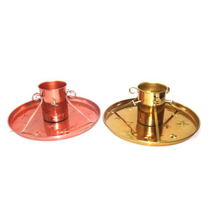 Candelabro dorado de árbol decorativo de Navidad, para el hogar, hotel, restaurante, decoración redonda - Product Image 3