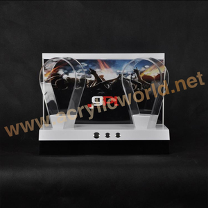 Customized Acrylic Earphone Display <b>Stand</b> with LCD/Acrylic Digital /<b>headphone</b> Display Rack with LCD - Product Image 1