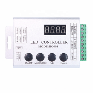 DC12V 4 Phím RF Từ Xa RGB <span class=keywords><strong>LED</strong></span> Khiển HC008 Ma Thuật Giấc Mơ Màu RF 133 hiệu ứng chế độ WS2811 Cho <span class=keywords><strong>LED</strong></span> Strip ánh sáng - Product Image 2