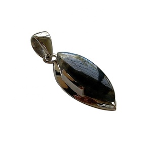 925 Sterling Silver <b>Crystal</b> <b>Pendant</b> With Gemstone Elegant <b>Pendants</b> & Charms - Product Image 1