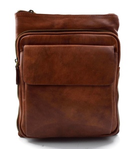 กระเป๋าแมสเซนเจอร์สะพายไหล่หนังวัวชั้นแรก,กระเป๋ากีฬาหนังแท็บเล็ตลำลองสำหรับผู้ชาย IHS-0207 - Product Image 2
