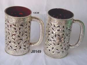 Glass and <b>Brass</b> Votive Tea Light <b>Holder</b> All Colors Available Metal in Silver Finish Tea Light <b>Candle</b> <b>Holder</b> for Home Decor - Product Image 3