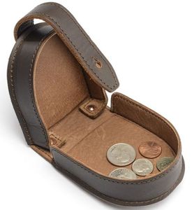Monedero Vintage de Cuero Estilo Cubo con Cierre de Cordón - Product Image 5