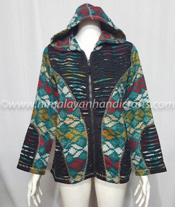 RAZORCUT FASHIONABLE PRINT BOHEMIAN LADIES HOODIE CSWJ 442 - Product Image 4