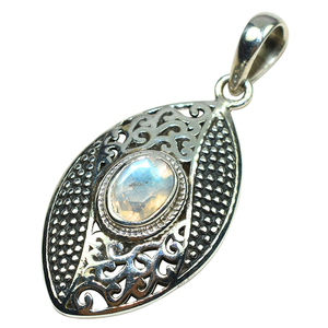 Winsome-Colgante de Plata de Ley 925 con forma ovalada de arcoíris, joyería de plata de ley 925, gran oferta - Product Image 2